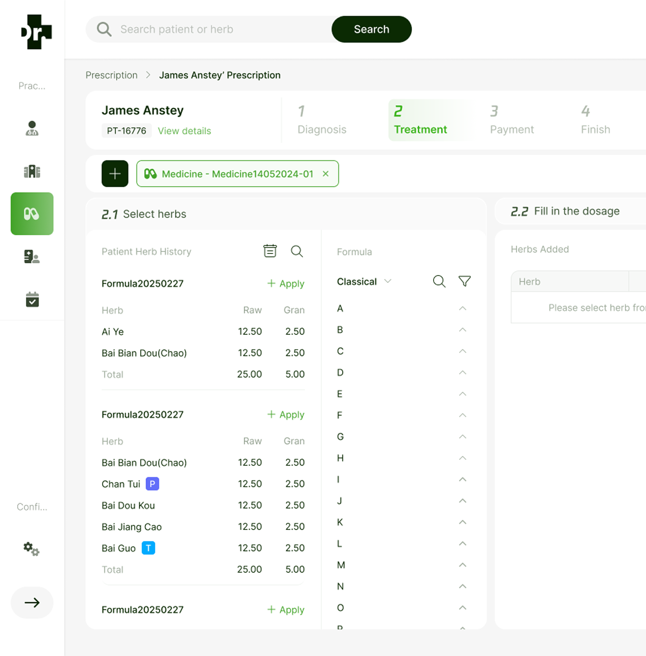CONSULTATION_AND_PRESCRIPTIONS Screenshot