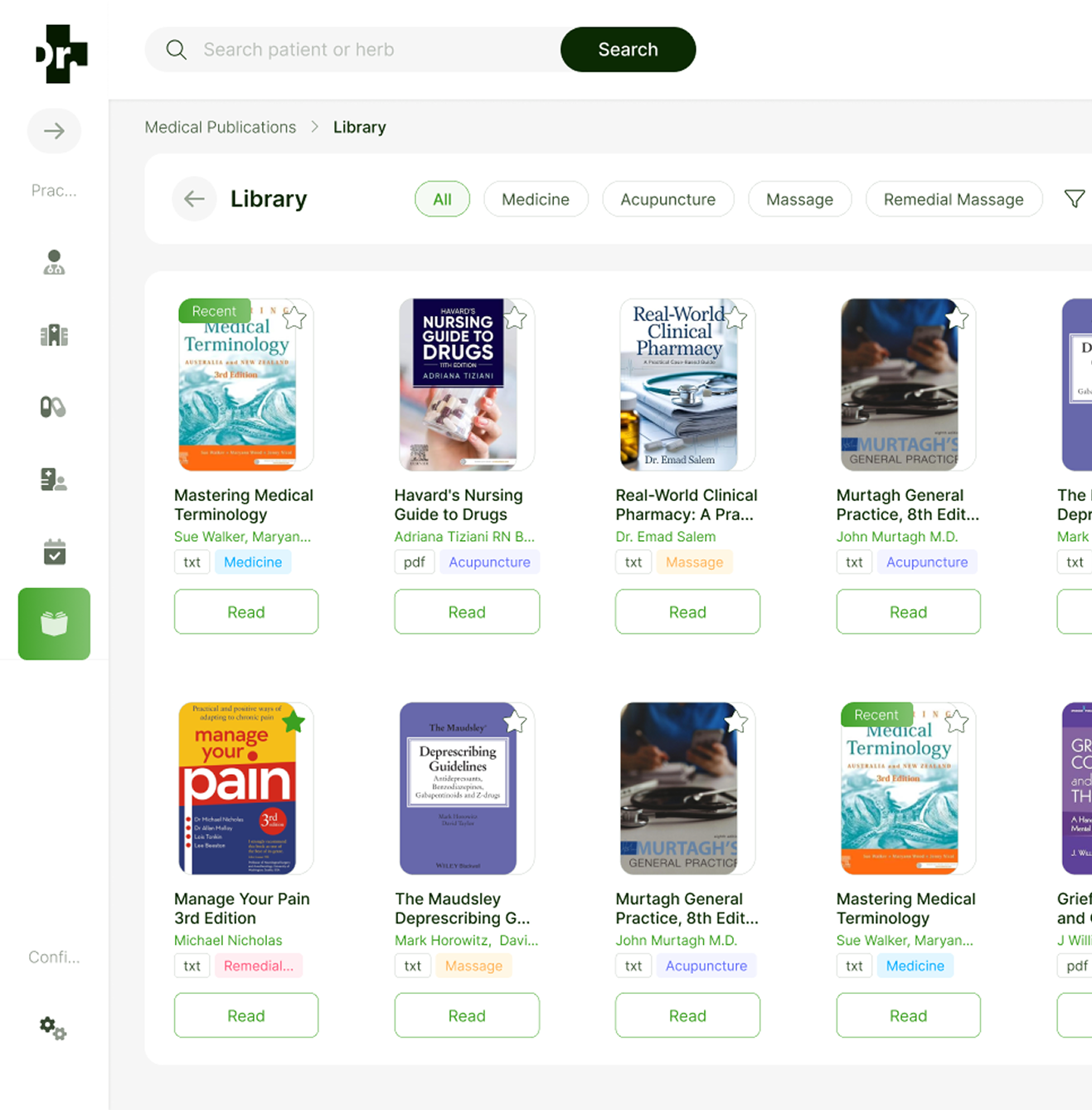TCM_KNOWLEDGE_LIBRARY Screenshot